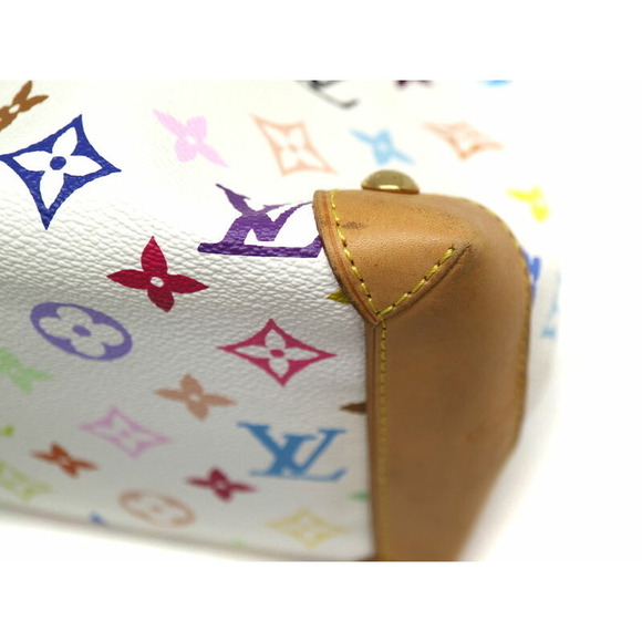 Louis Vuitton Audra Handbag Multicolor Blanc White - Picture 7 of 9